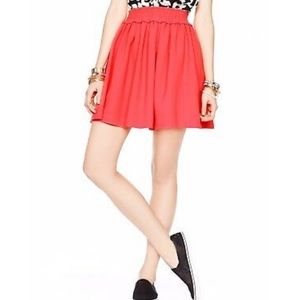 Kate Spade Gathered Crepe Skirt